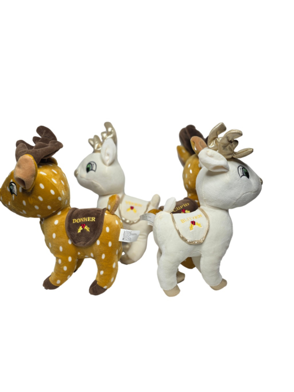 Kellytoy Kids Stuffed Animal Reindeer Plush Toy One Size Beige Brown
